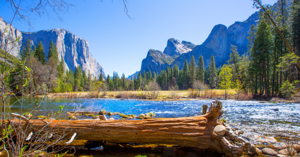Yosemite lake in Merced CA
